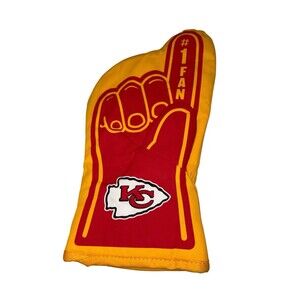 Kansas City Chiefs Tailgate Grill Mitt #1 Fan BBQ You The Fan Oven Mitt